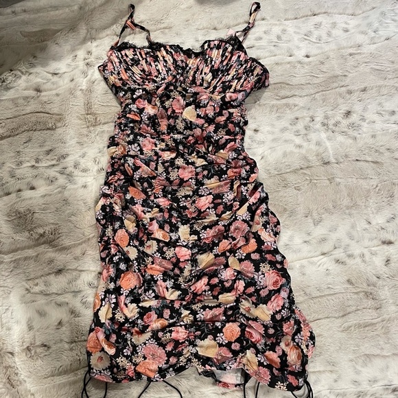 For Love & Lemons Gardenia Mini Dress XS NWT - Picture 5 of 9